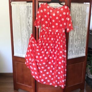 Red Polka Dot Dress